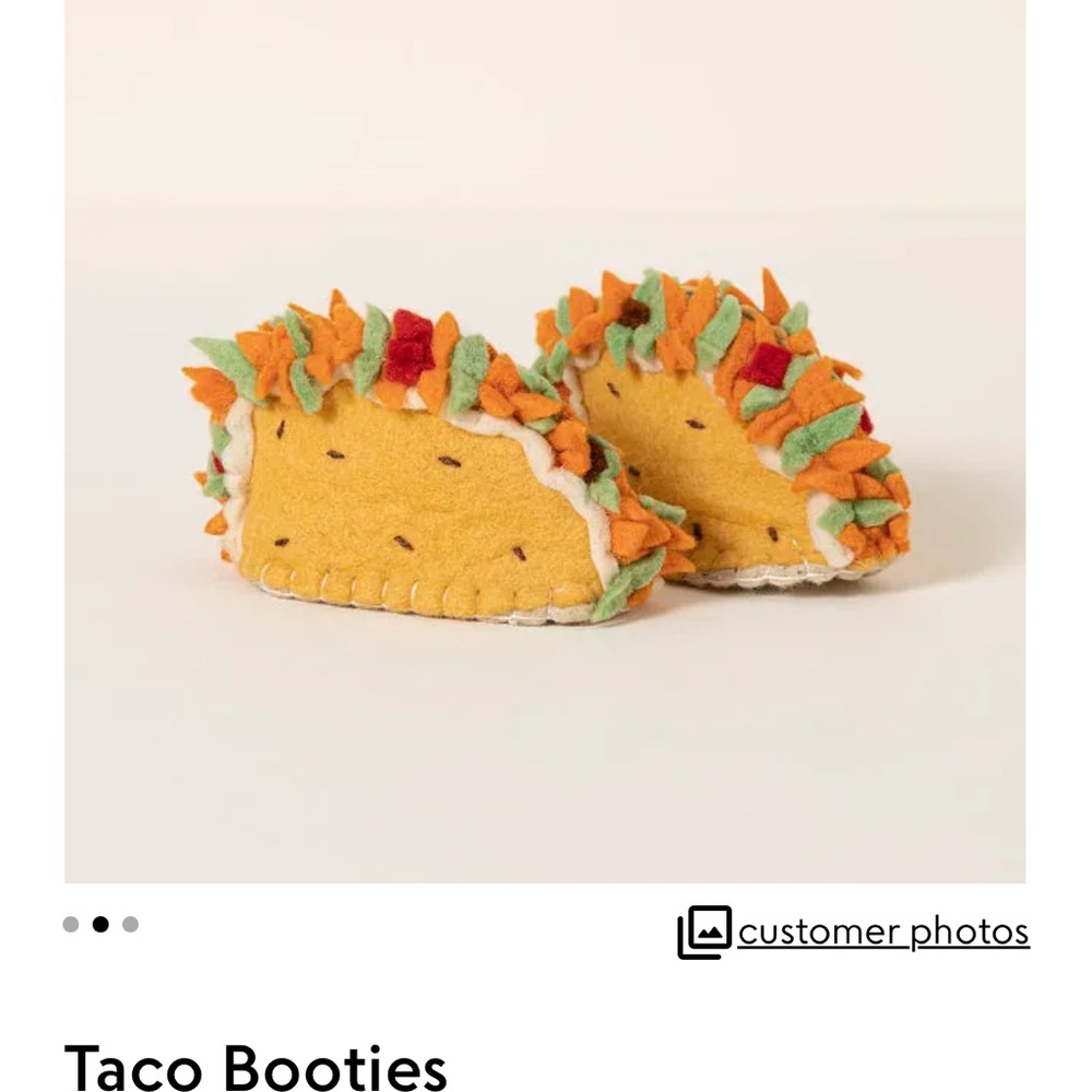 Uncommon goods taco and tortilla set * missing hat